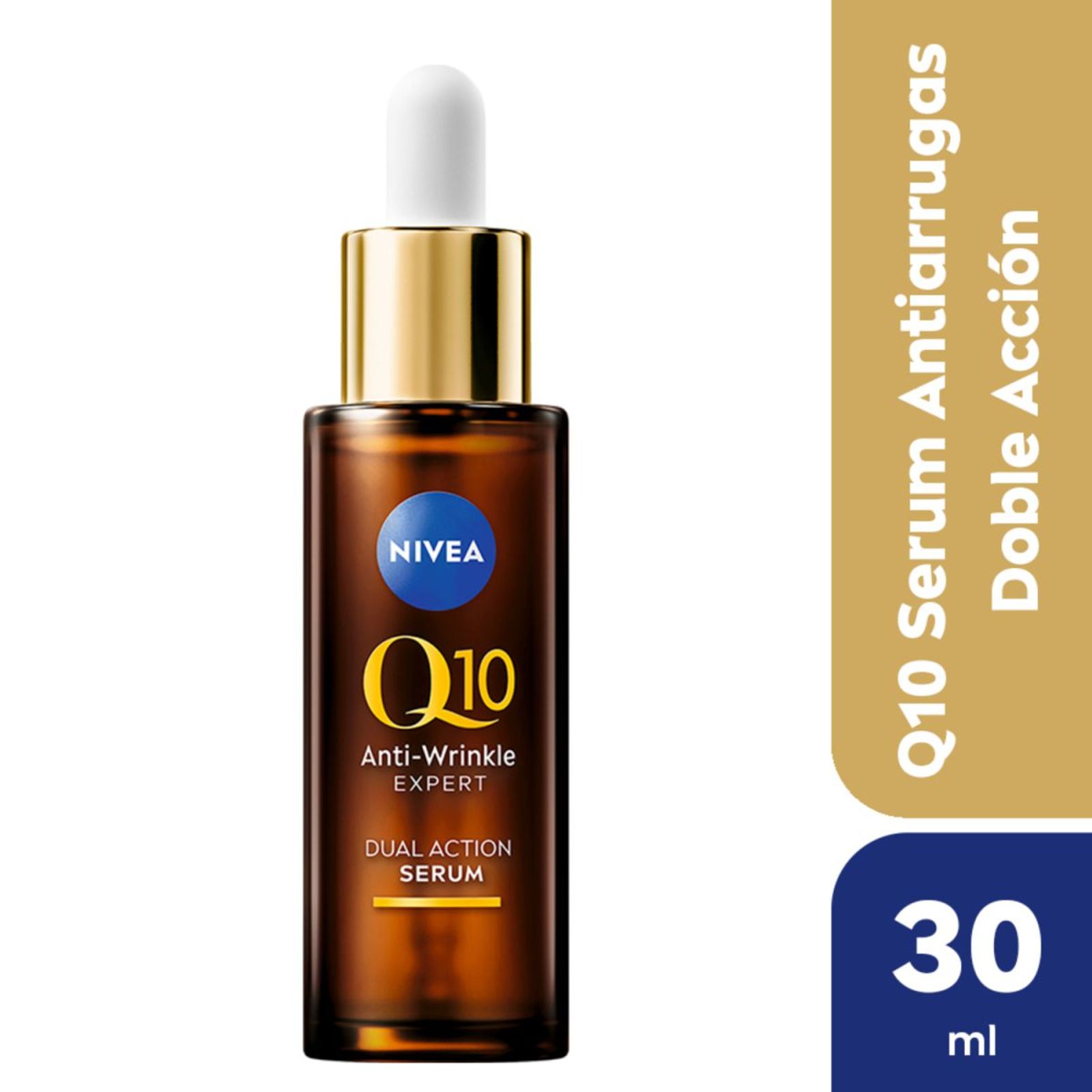 Nivea Sérum Facial Doble Acción Q10 Antiarrugas Expert 30 Ml