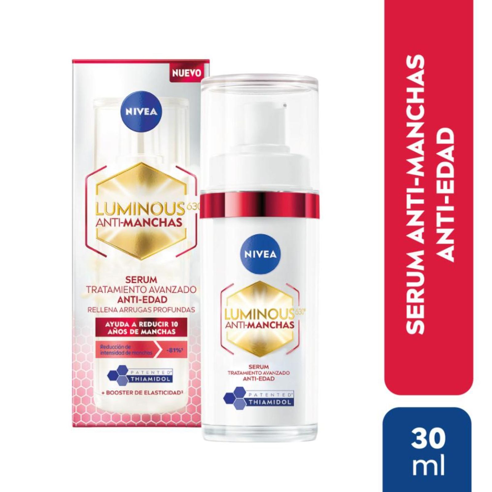 Nivea Serum Anti-Manchas Luminous630 Tratamiento Avanzado Anti-Edad 30 Ml