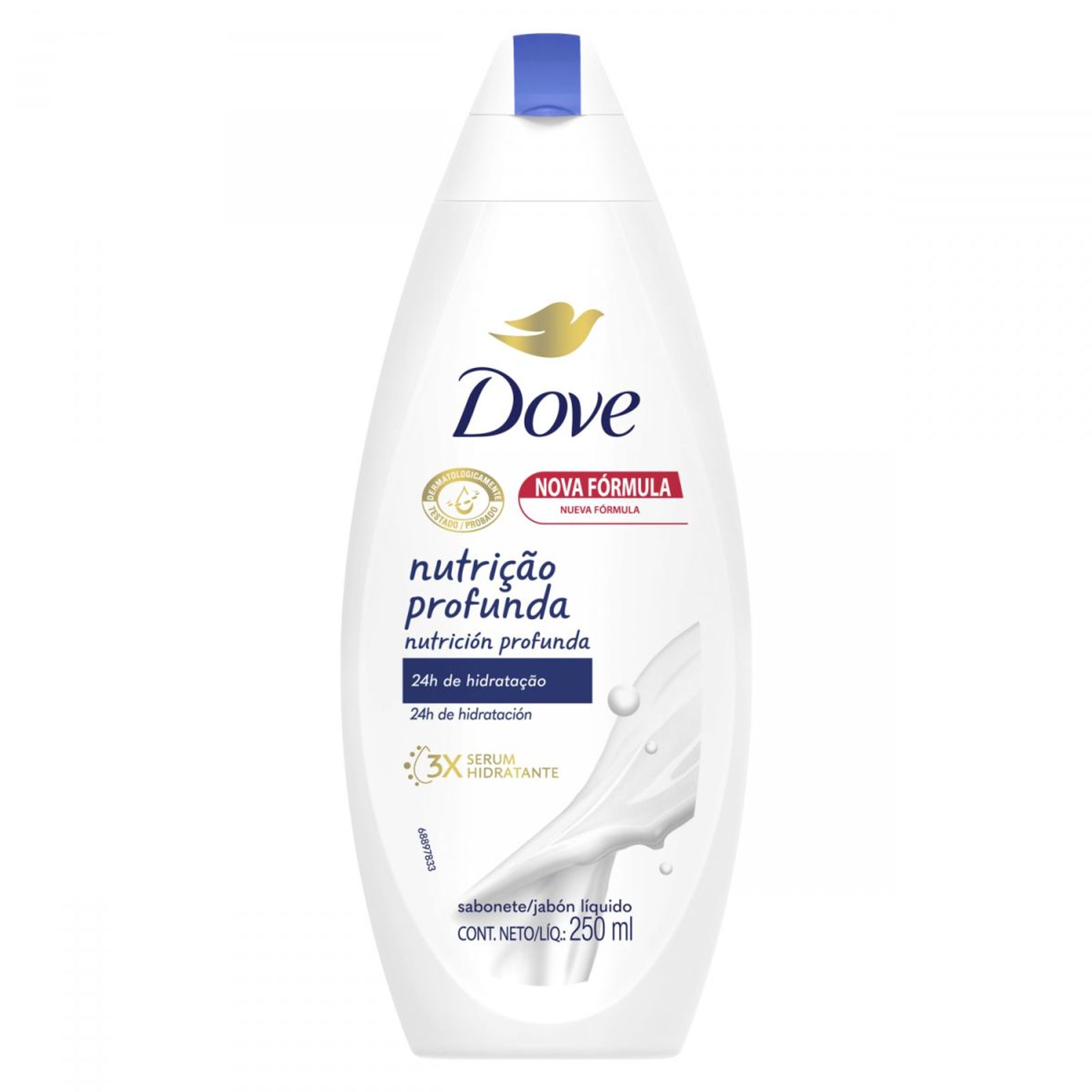 Jabón Líquido De Ducha Dove Nutrición Profunda X 250 Ml