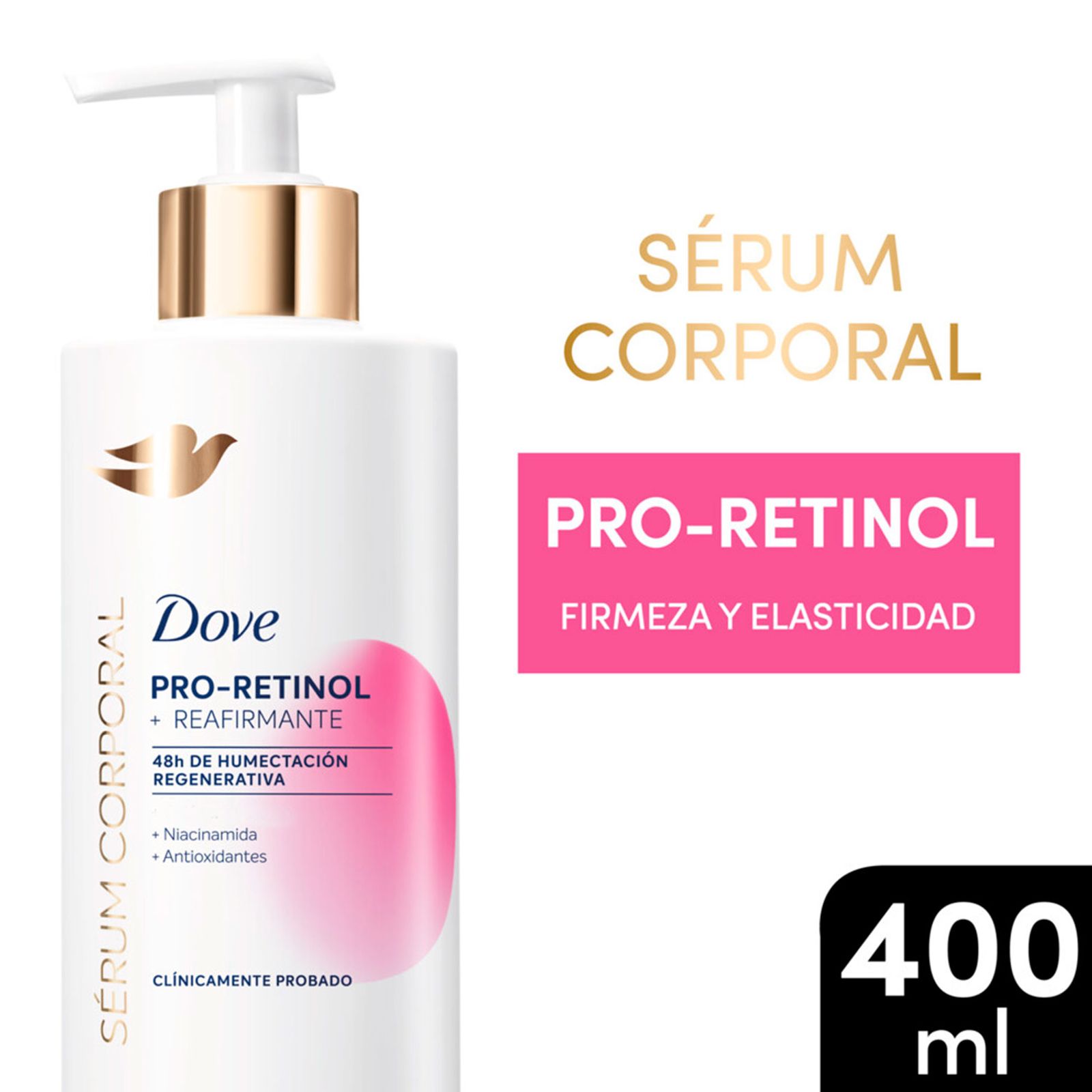 Dove Serum Corporal Pro-Retinol Reafirmante 400 Ml