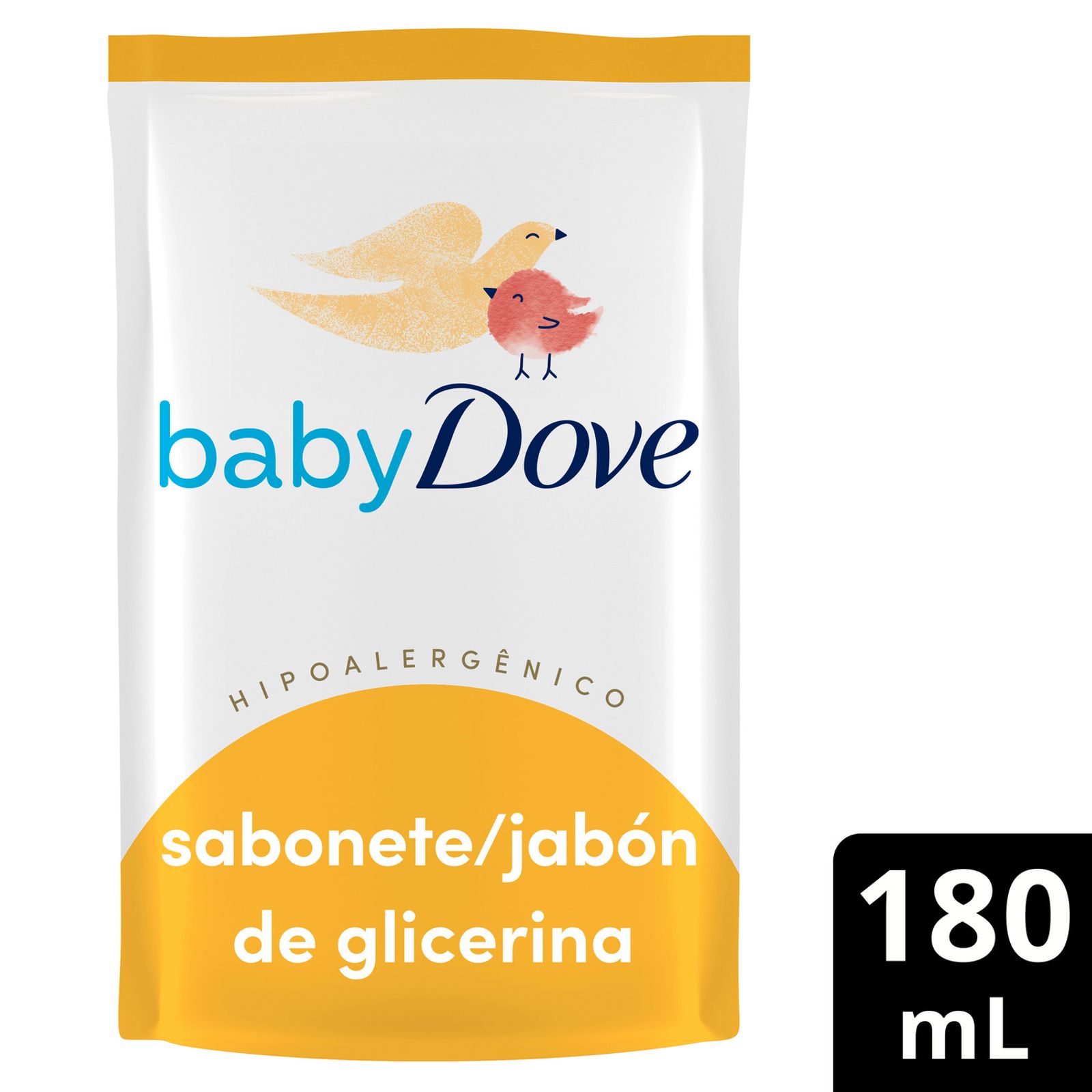 Baby Dove Jabon Liquido Baby Glicerina Repuesto 180 Ml