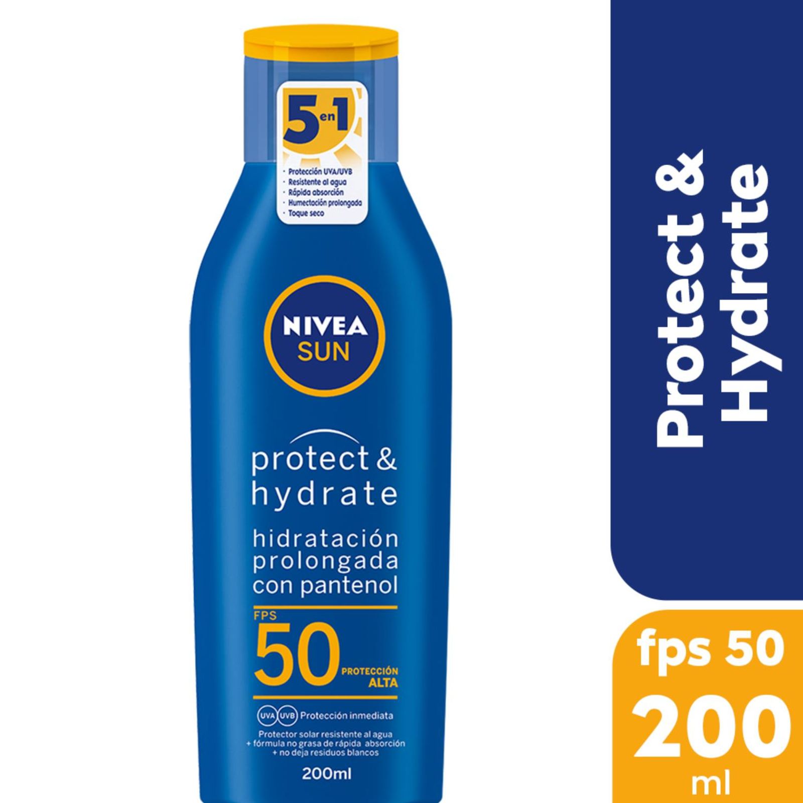 Protector Solar Nivea Humectante Sun Protect And Hydrate Fps50 200 Ml