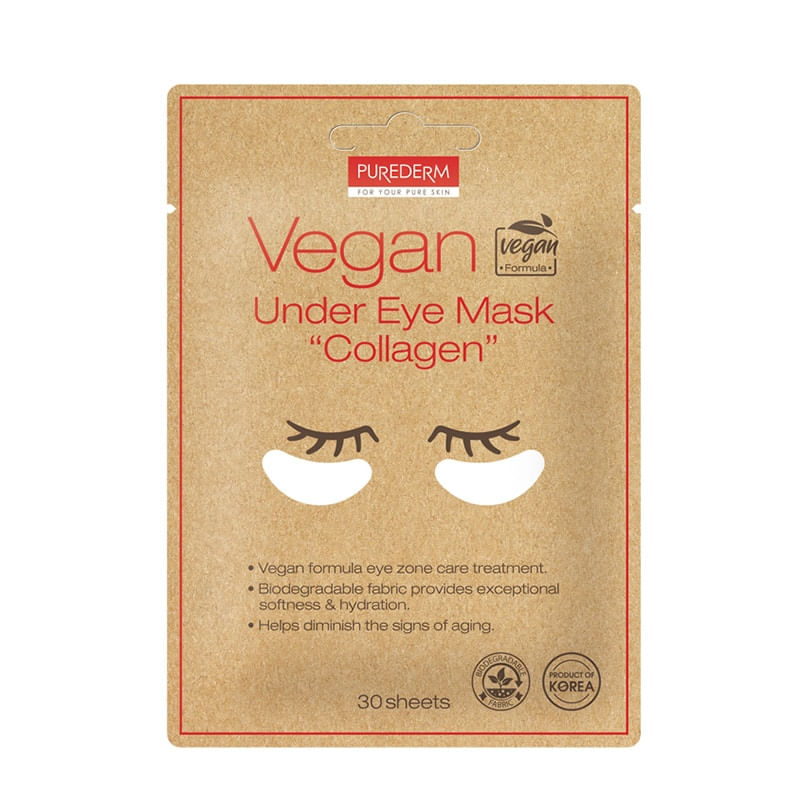 Purederm P/D Vegan Under Eye Mask Collagen X 30 Pads
