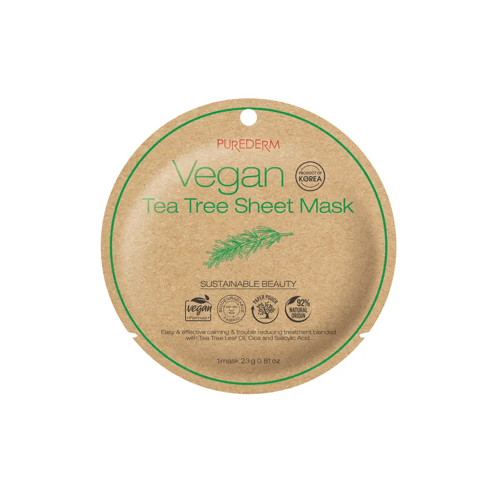 Purederm Vegan Tea Tree Sheet Mask 1