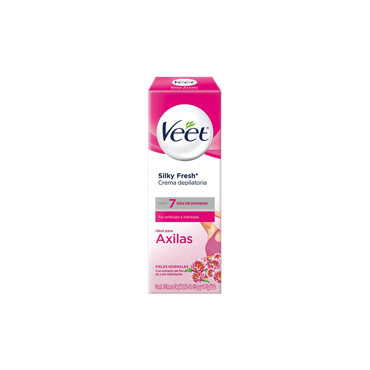 Veet Crema Depilatoria De Axilas Piel Normal X 25 Gr