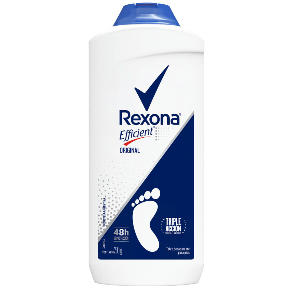 Desodorante Para Pies Rexona Efficient Original X 200 G