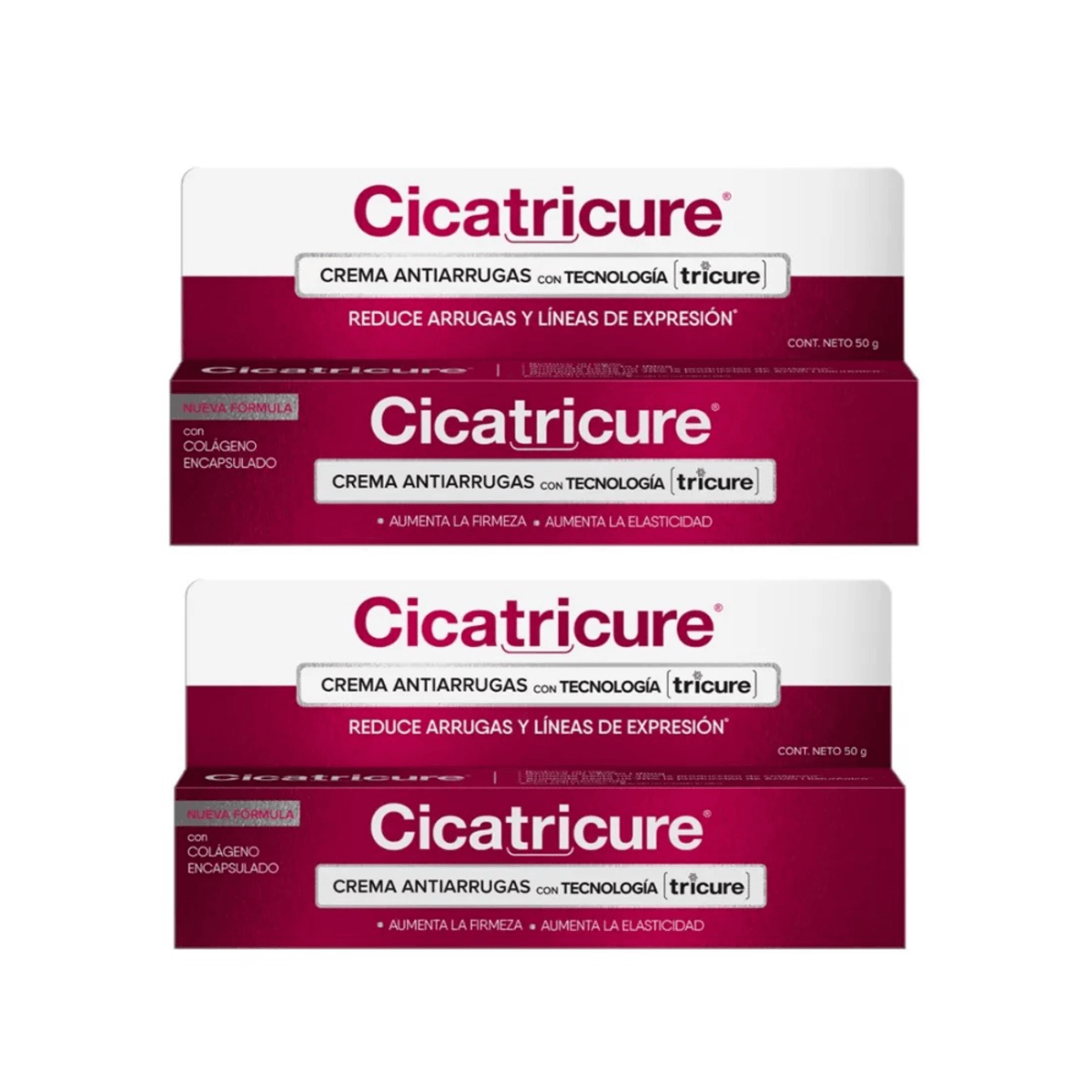 Promo Cicatricure Tricure Crema Facial Colágeno 50G 2 Unidades