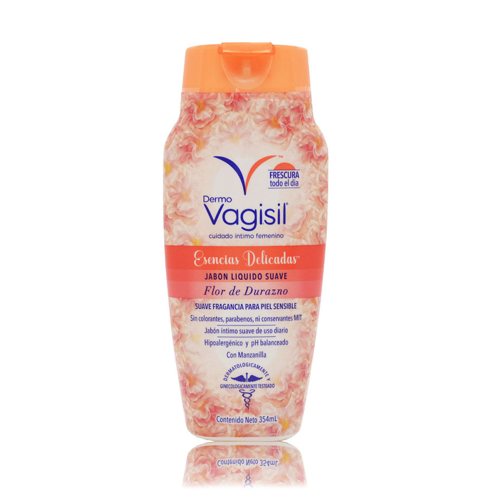 Jabón Íntimo Dermo Vagisil Flor De Durazno X 354 Ml