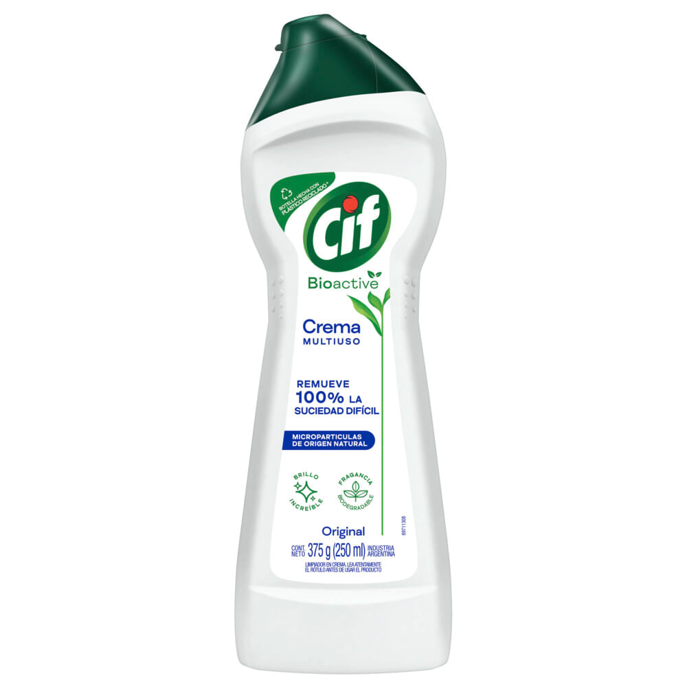 Cif Limpiador Cremoso Bioactive Multiuso Original X 250 Ml