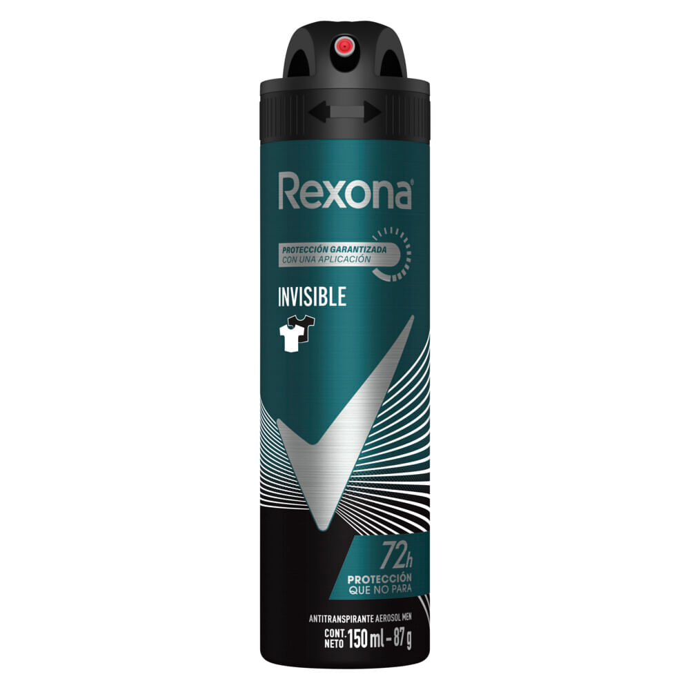 Desodorante Antitranspirante Rexona Invisible Men X 150 Ml