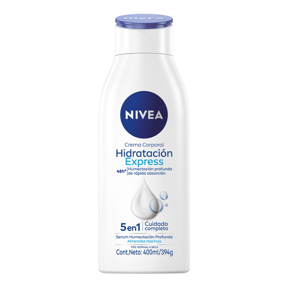 Crema Corporal Nivea Hidratación Express Humectación Profunda X 400 Ml