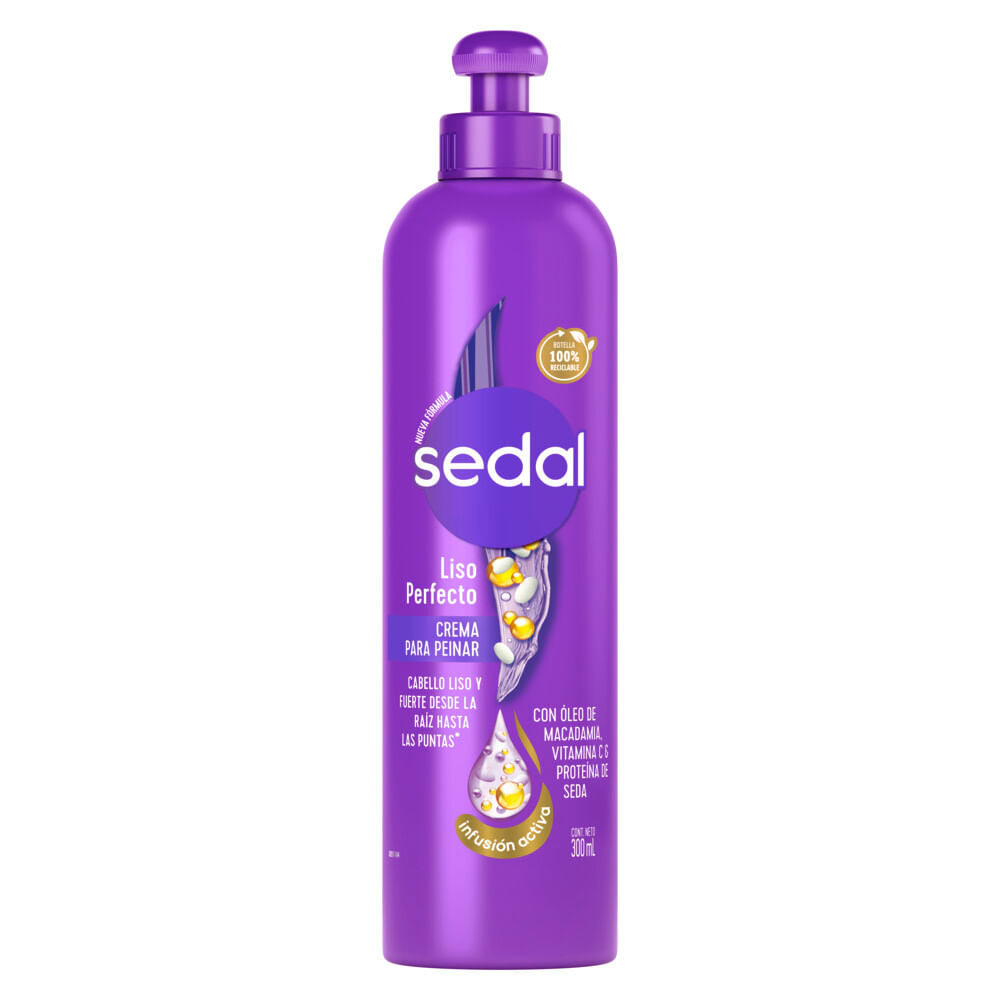 Crema Para Peinar Sedal Liso Perfecto X 300 Ml