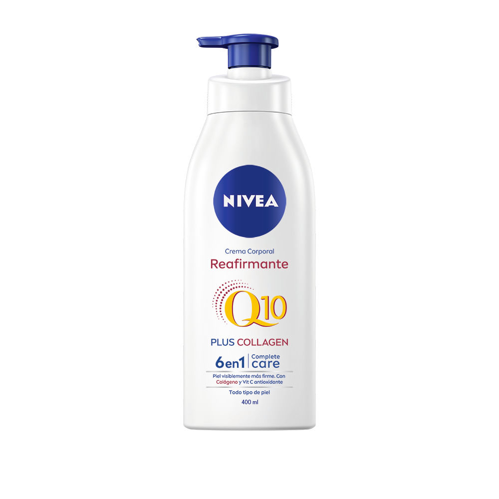 Crema Corporal Reafirmante Nivea Q10 + Colágeno 6 En 1 X 400 Ml