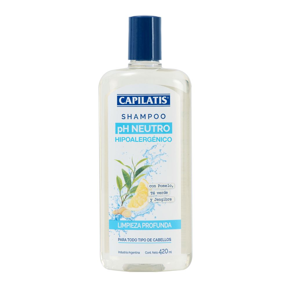 Shampoo Capilatis Ph Neutro Limpieza Profunda X 420 Ml