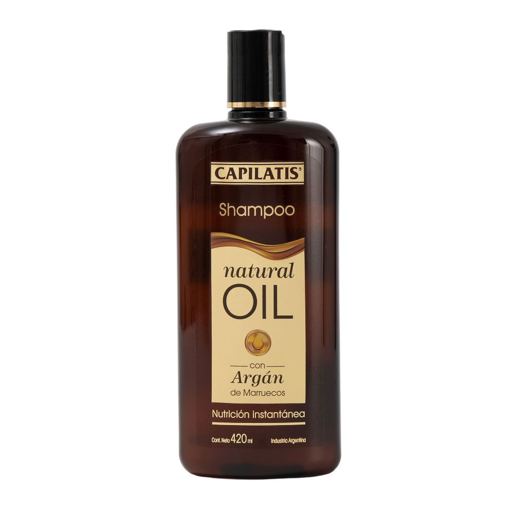Shampoo Capilatis Natural Oil Con Argán X 420 Ml