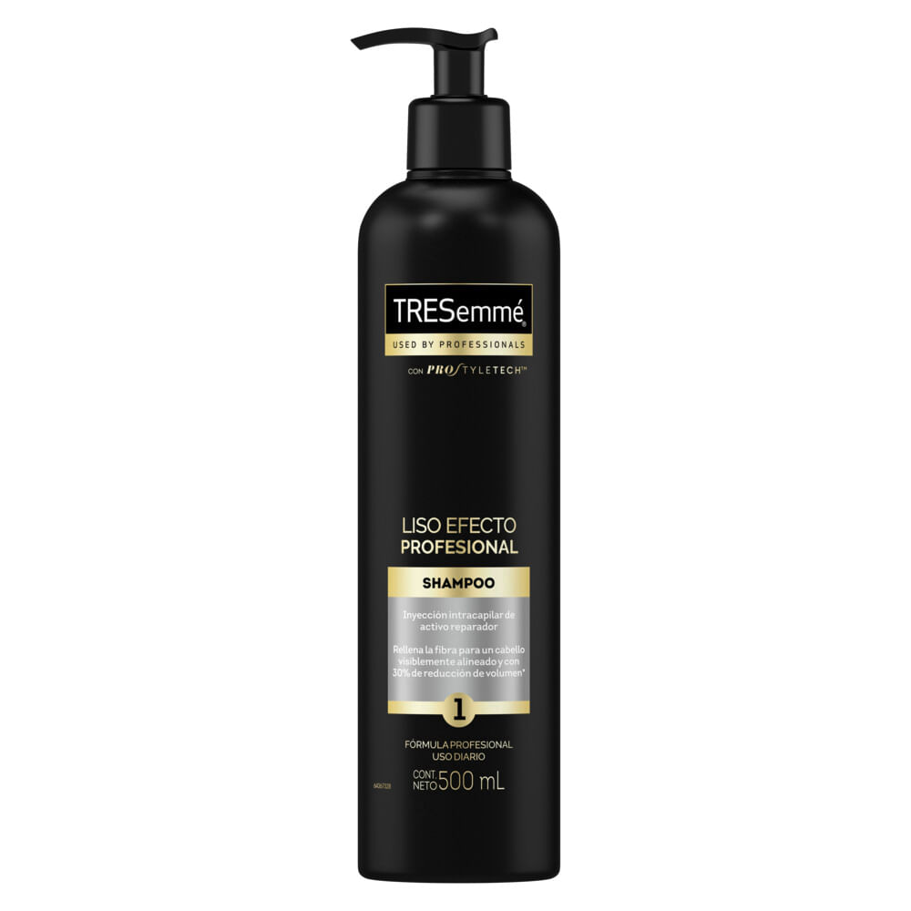 Shampoo Dosificador Tresemmé Liso Efecto Botox X 500 Ml