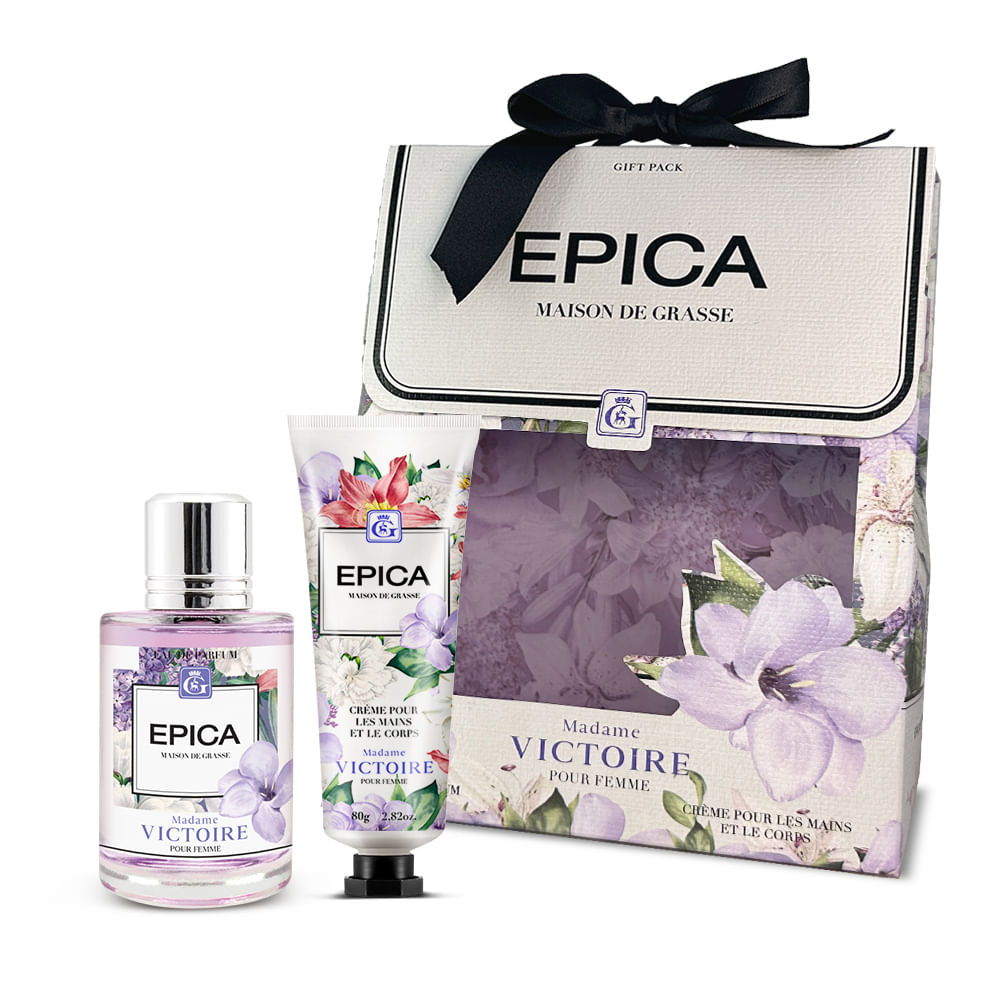 Epica Set Madame Victoire Edp X 50 Ml + Crema Para Manos