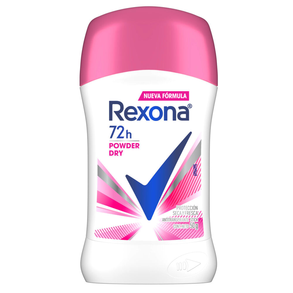 Desodorante Antitranspirante Rexona Powder Dry En Barra X 50 G
