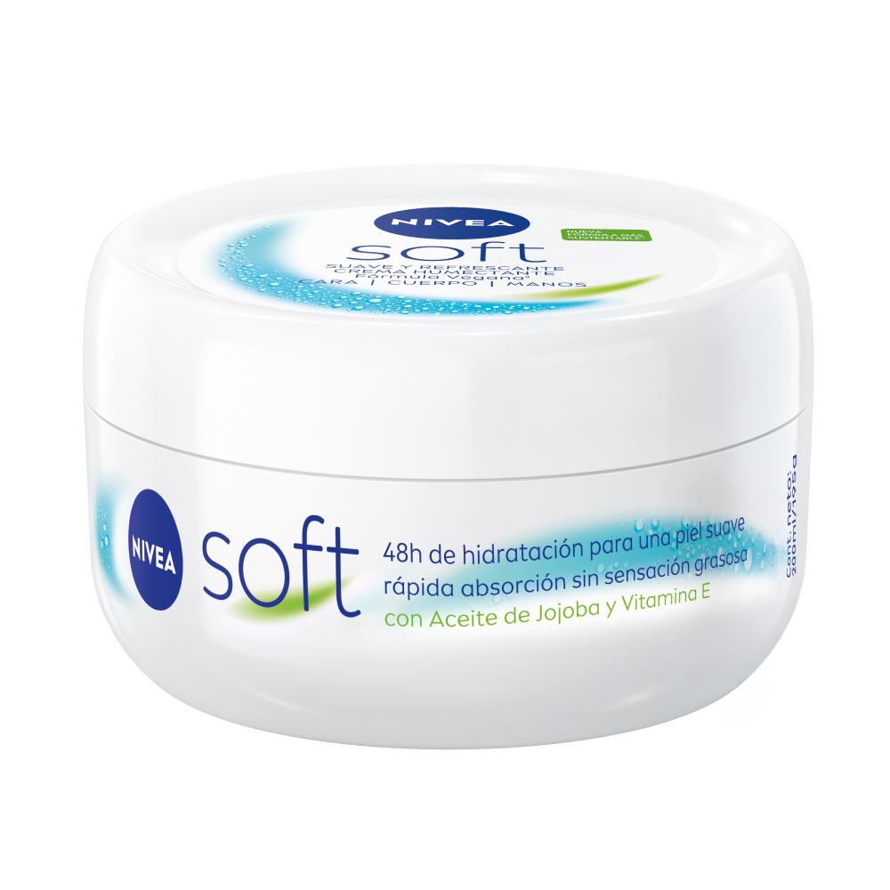 Crema Hidratante Intensiva Nivea Soft Para Todo Tipo De Piel X 200 Ml
