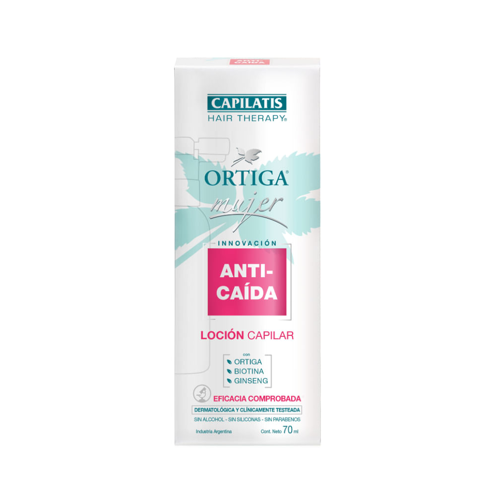 Loción Capilar Ortiga Capilatis Mujer X 70 Ml