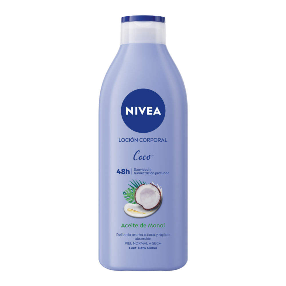 Loción Corporal Nivea Coco Y Aceite De Monoi X 400 Ml