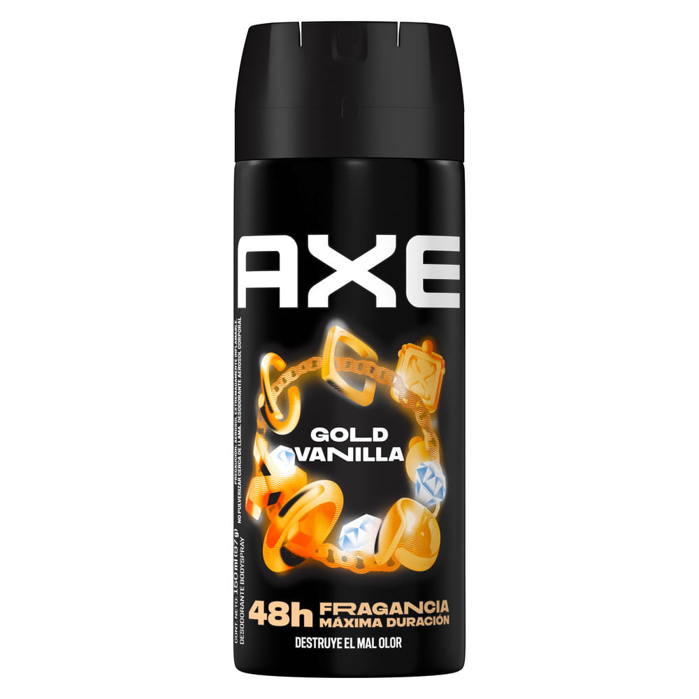Axe Desodorante Aerosol Gold Vainilla X 150 Ml