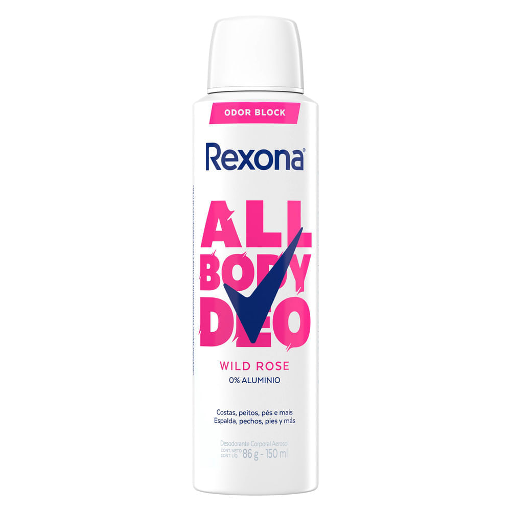 Desodorante Rexona All Body Deo Wild Rose X 150 Ml