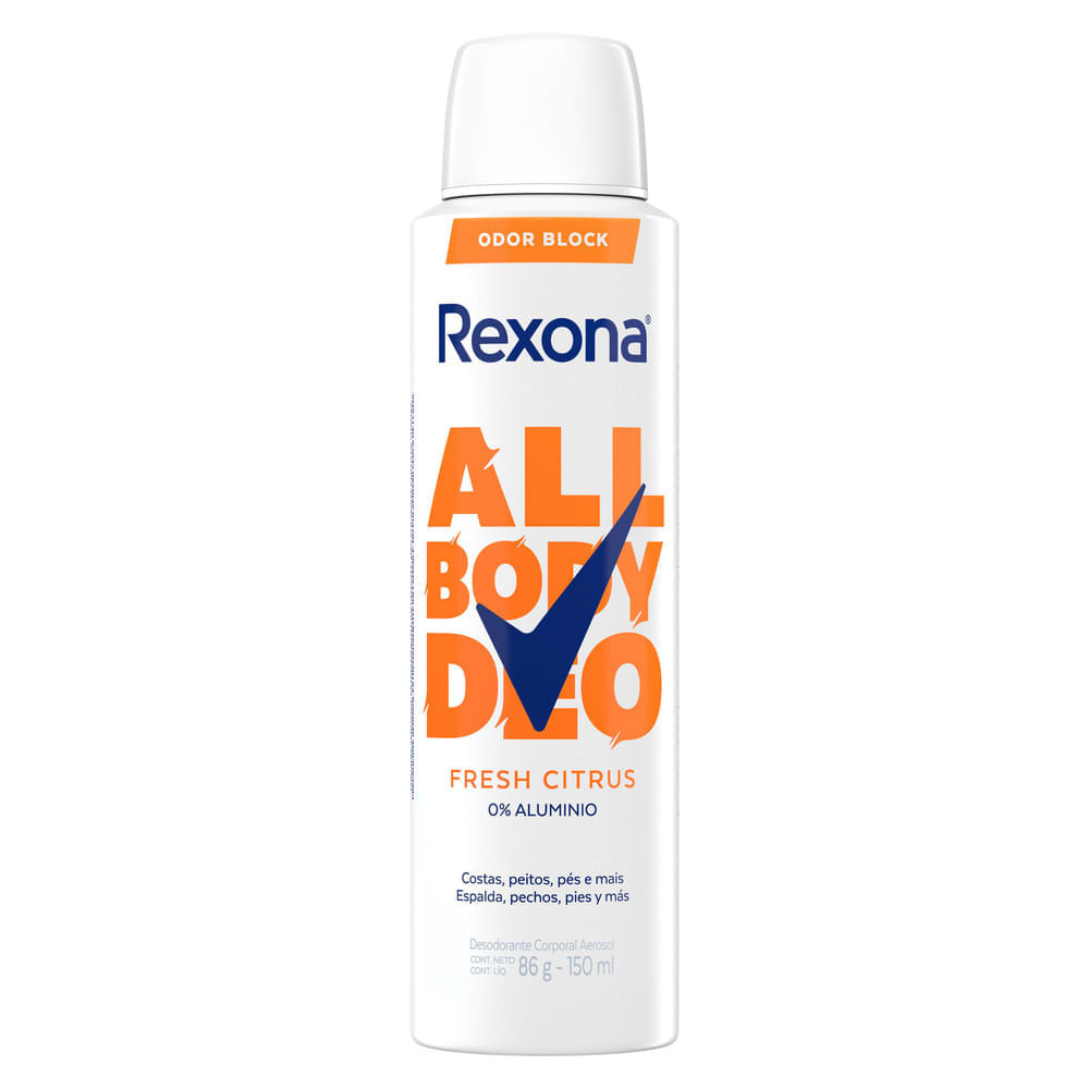 Desodorante Rexona All Body Deo Fresh Citrus X 150 Ml