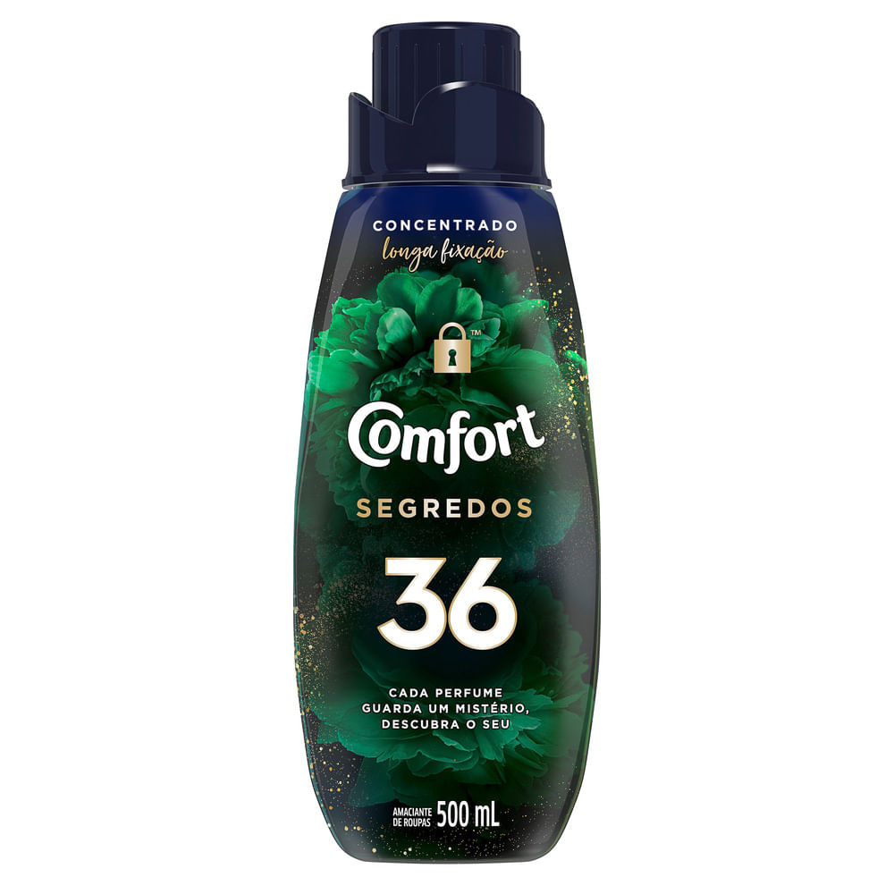 Suavizante Concentrado Comfort Segredos 36 X 500 Ml
