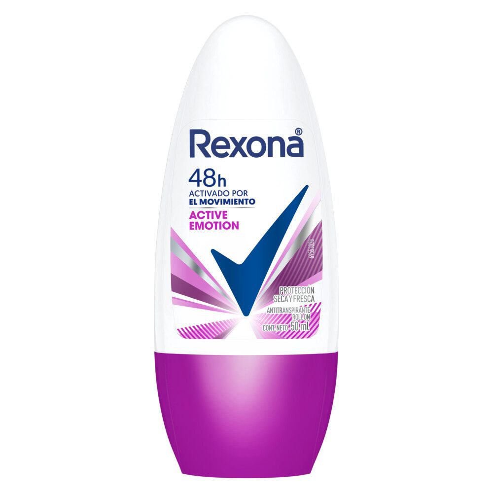 Desodorante Antitranspirante Rexona Active Emotion Women En Roll-On X 50 Ml