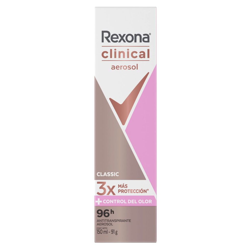 Antitranspirante En Aerosol Rexona Clinical Classic X 150 Ml