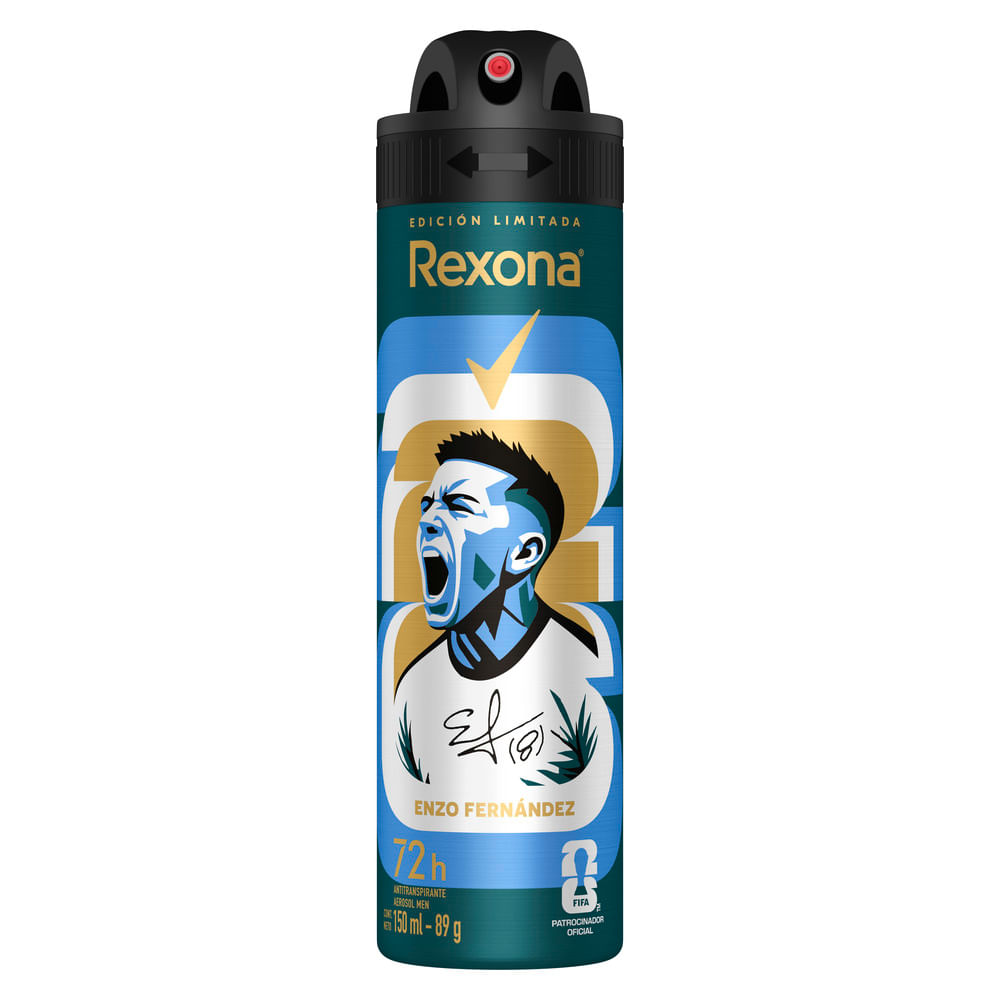 Antitranspirante Rexona Men Copa Del Mundo - Edición Enzo Fernández X 150 Ml