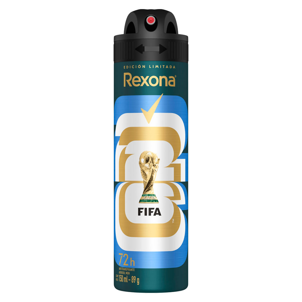 Desodorante Antitranspirante Rexona Men Fútbol Fanatics X 150 Ml