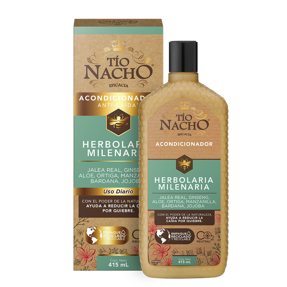 Acondicionador Tío Nacho Herbolaria Milenaria V2 X 415 Ml