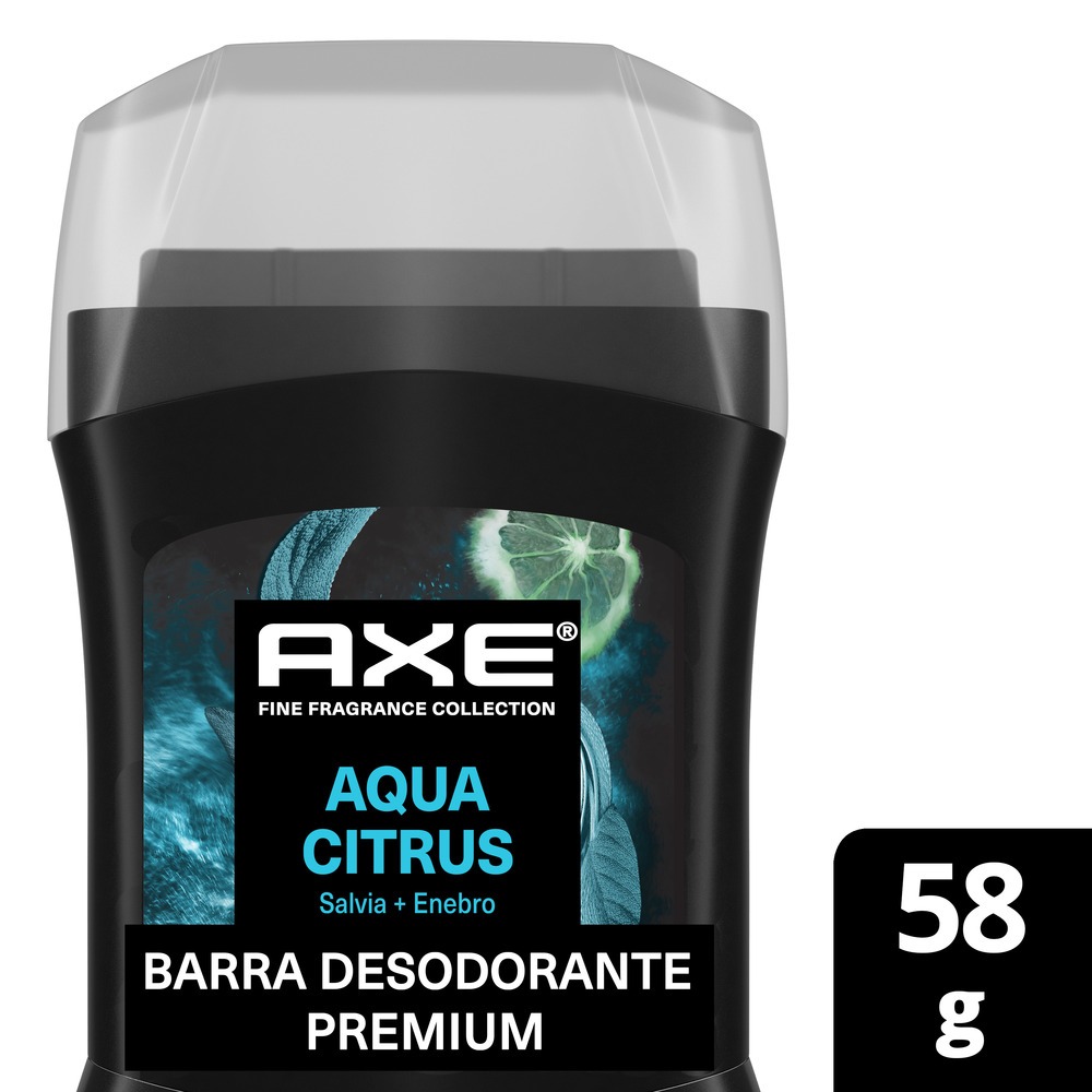 Desodorante En Barra Para Hombre Axe Aqua Citrus X 58 G