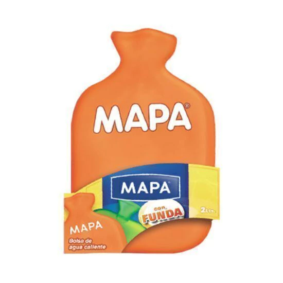 Mapa Bolsa Agua Caliente Con Funda