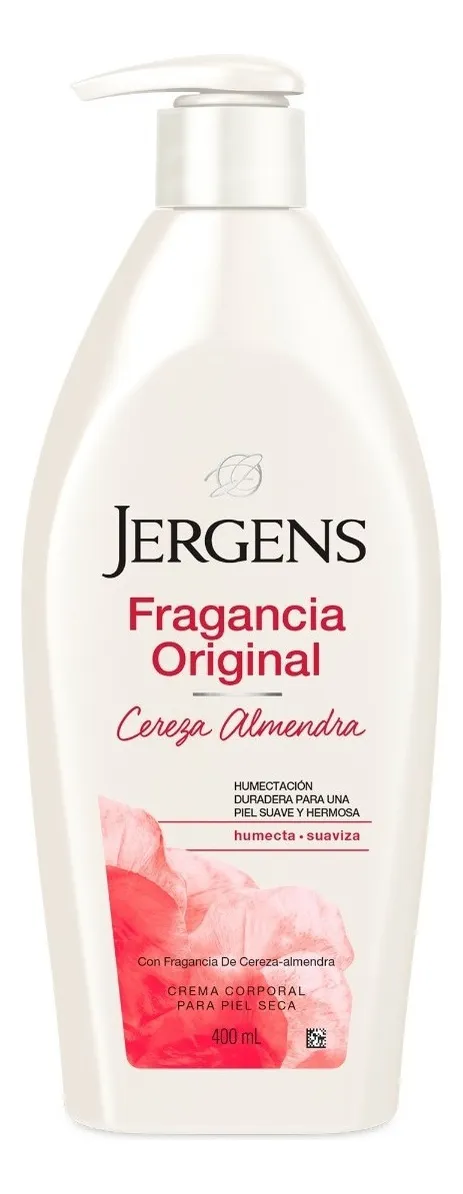 Jergens Crema Corporal Humectante Original/Cereza X 400 Ml