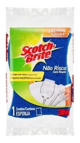 Fibra Esponja 3M Scotch Brite Cero Rayas