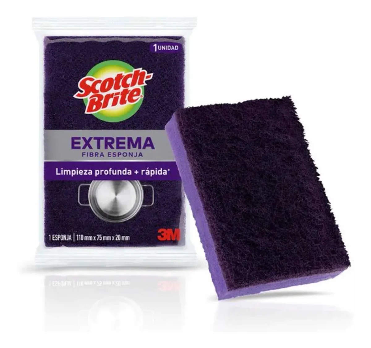 Fibra Esponja Extrema 3M Scotch Brite Limpieza Profunda