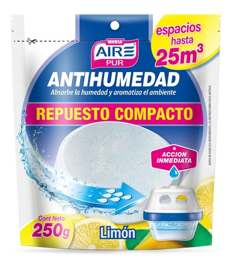 Aire Pur Antihumedad Deo Ambientes Limon Repuesto
