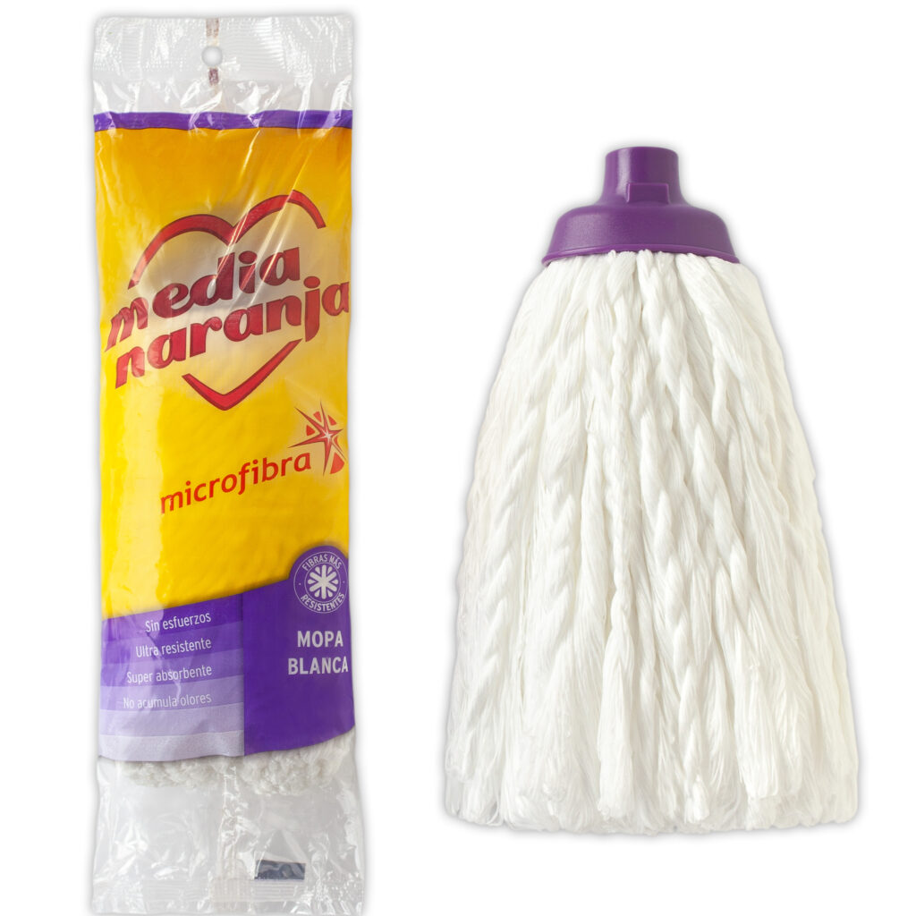 Media Naranja Mopa Microfibra