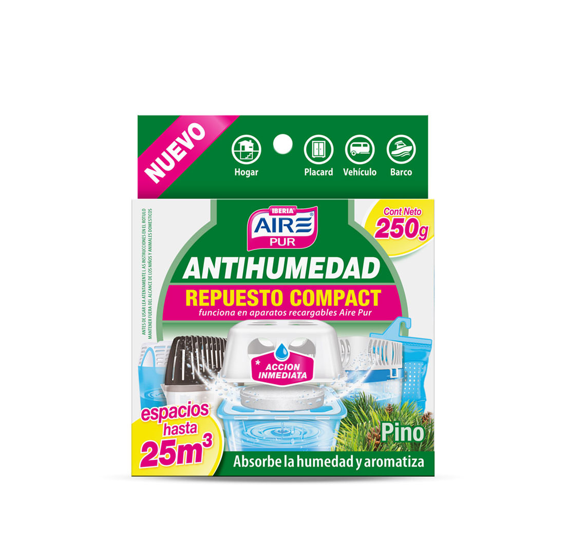 Aire Pur Antihumedad Deo Ambientes Pino Repuesto