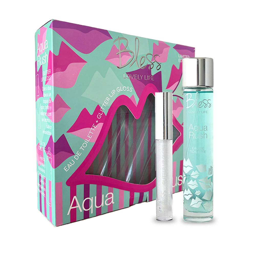 Bless Gift Lovely Life Aqua Rush Edt X50Ml+Lip(Estuche)