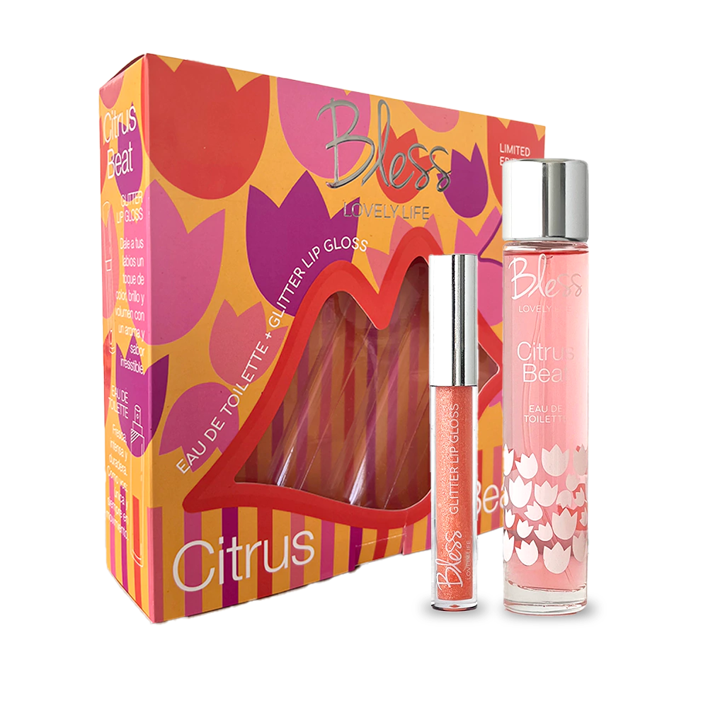 Bless Gift Lovely Life Citrus Beat Edt X50Ml+Lip(Estuche)