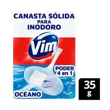 Canasta Para Inodoros Vim Poder 4 En 1 Oceano X35Ml