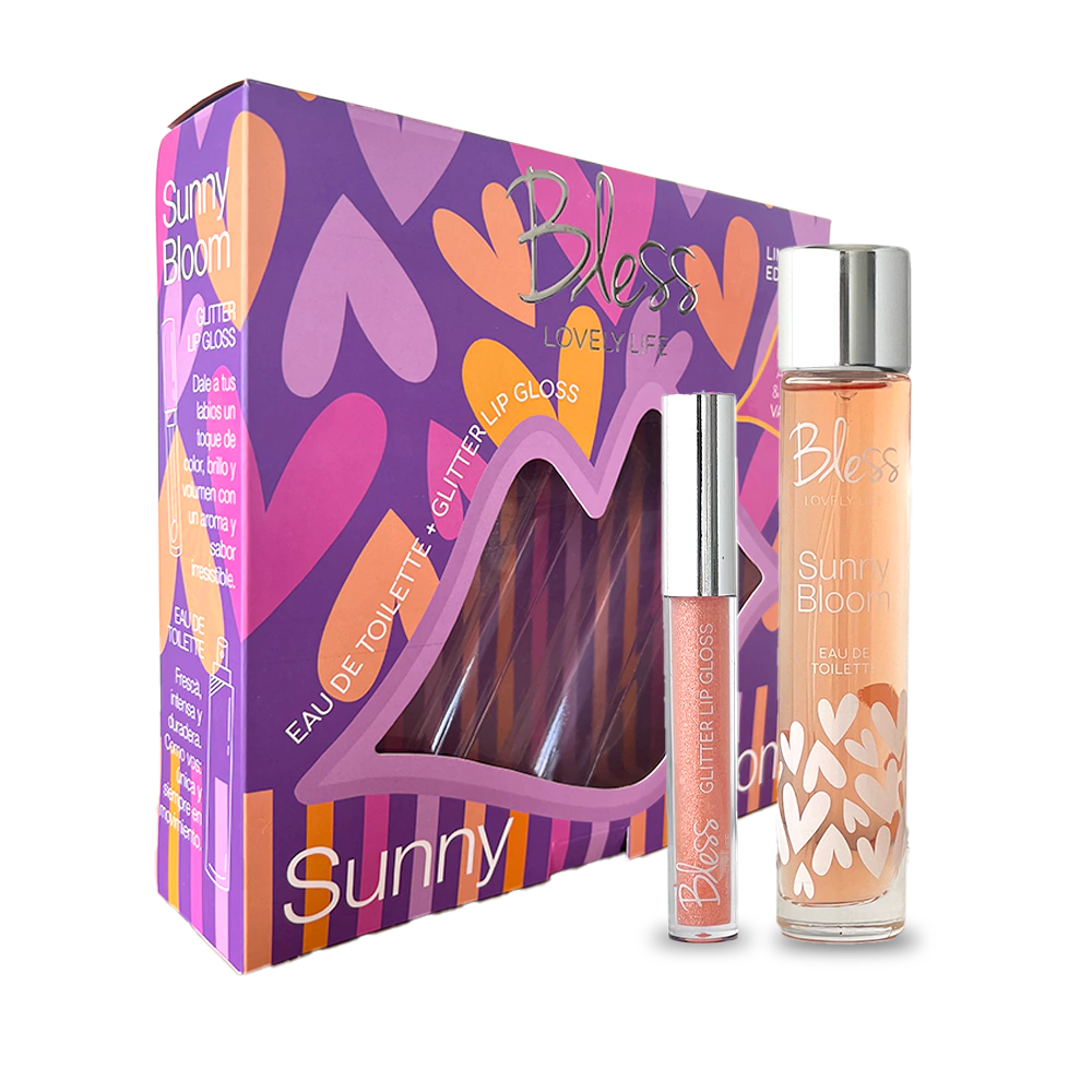 Bless Gift Lovely Life Sunny Bloom Edtx50+Lip(Estuche)