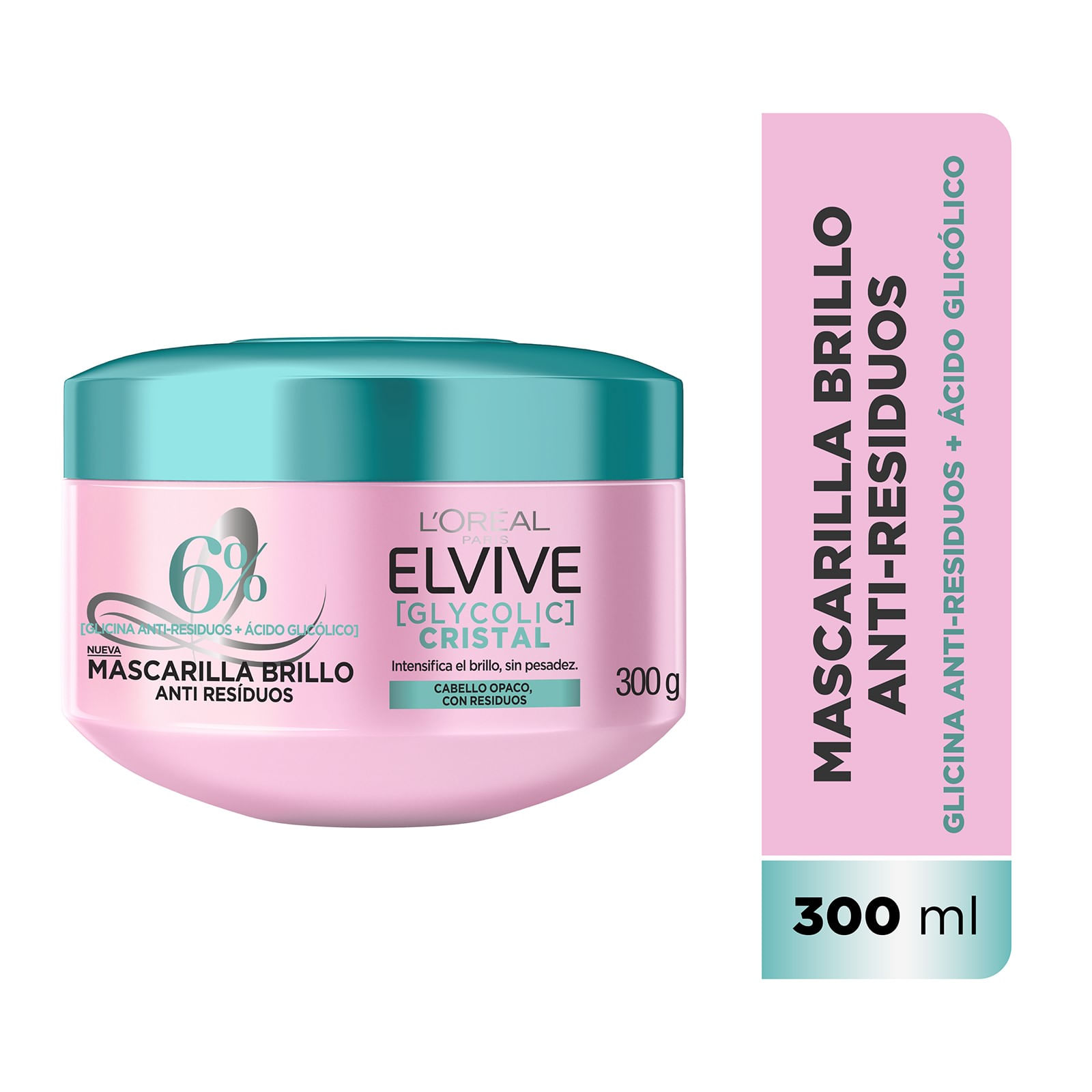 Crema Tratamiento Elvive Glycolic Cristal 300Ml
