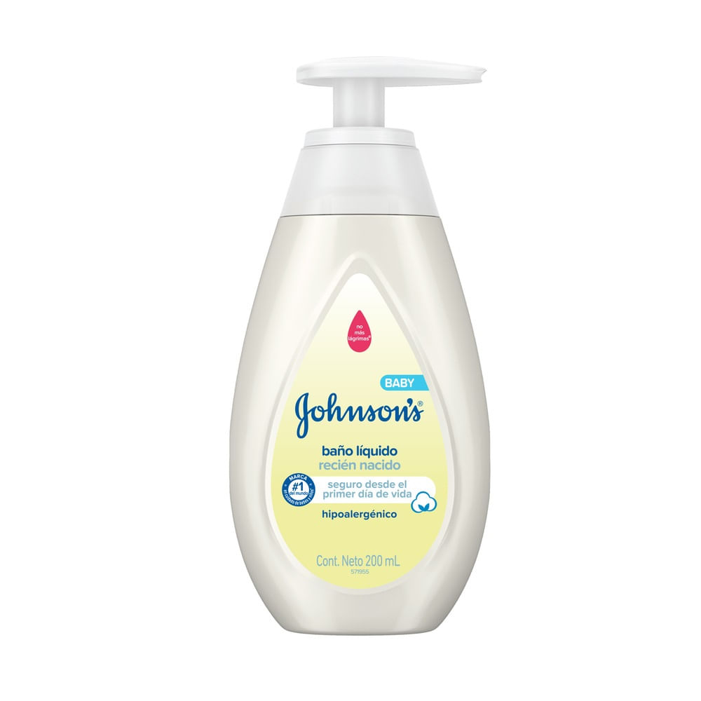 Jabón Líquido Para Bebé Johnson'S Recién Nacido X 200 Ml