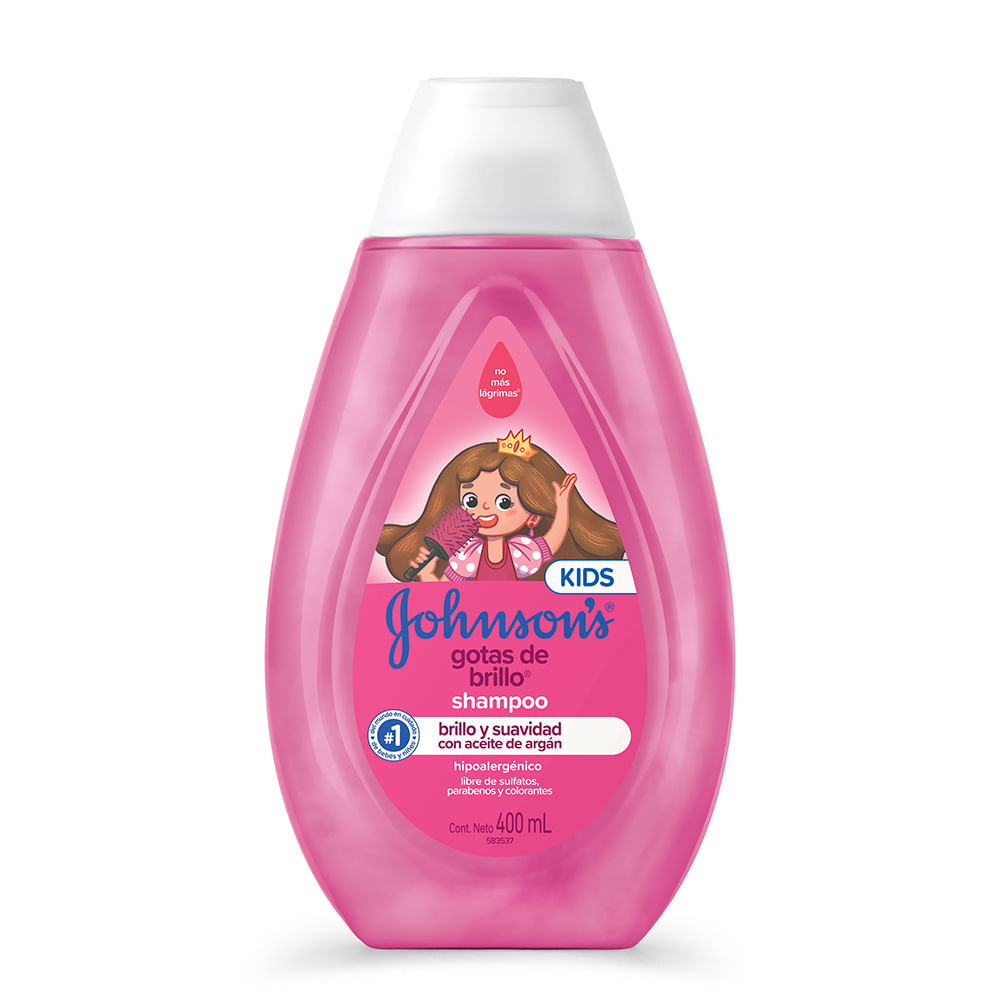 Shampoo Para Niños Johnson'S Gotas De Brillo X 400 Ml