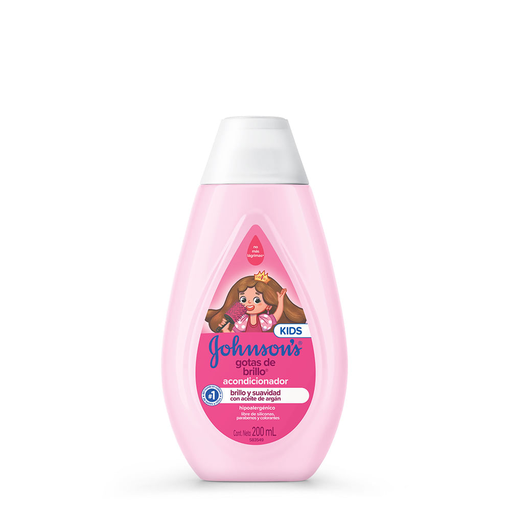 Acondicionador Para Niños Johnson'S Baby Gotas De Brillo X 200 Ml
